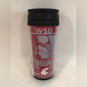 NCAA Washington State WSU Storm Trooper Star Wars Travel Coffee Mug Cup 14oz